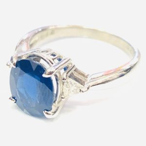 Pt900 サファイア